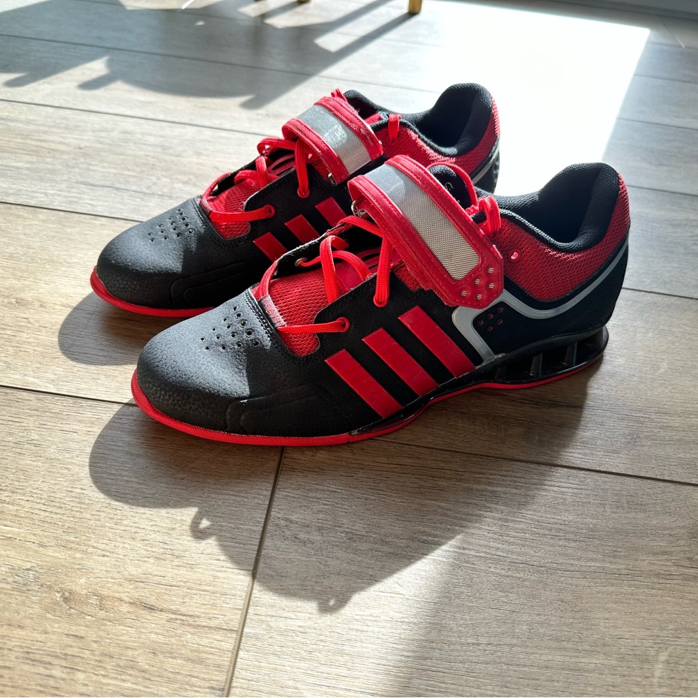 Size 11 - adidas adiPower Weightlifting Shoes Black